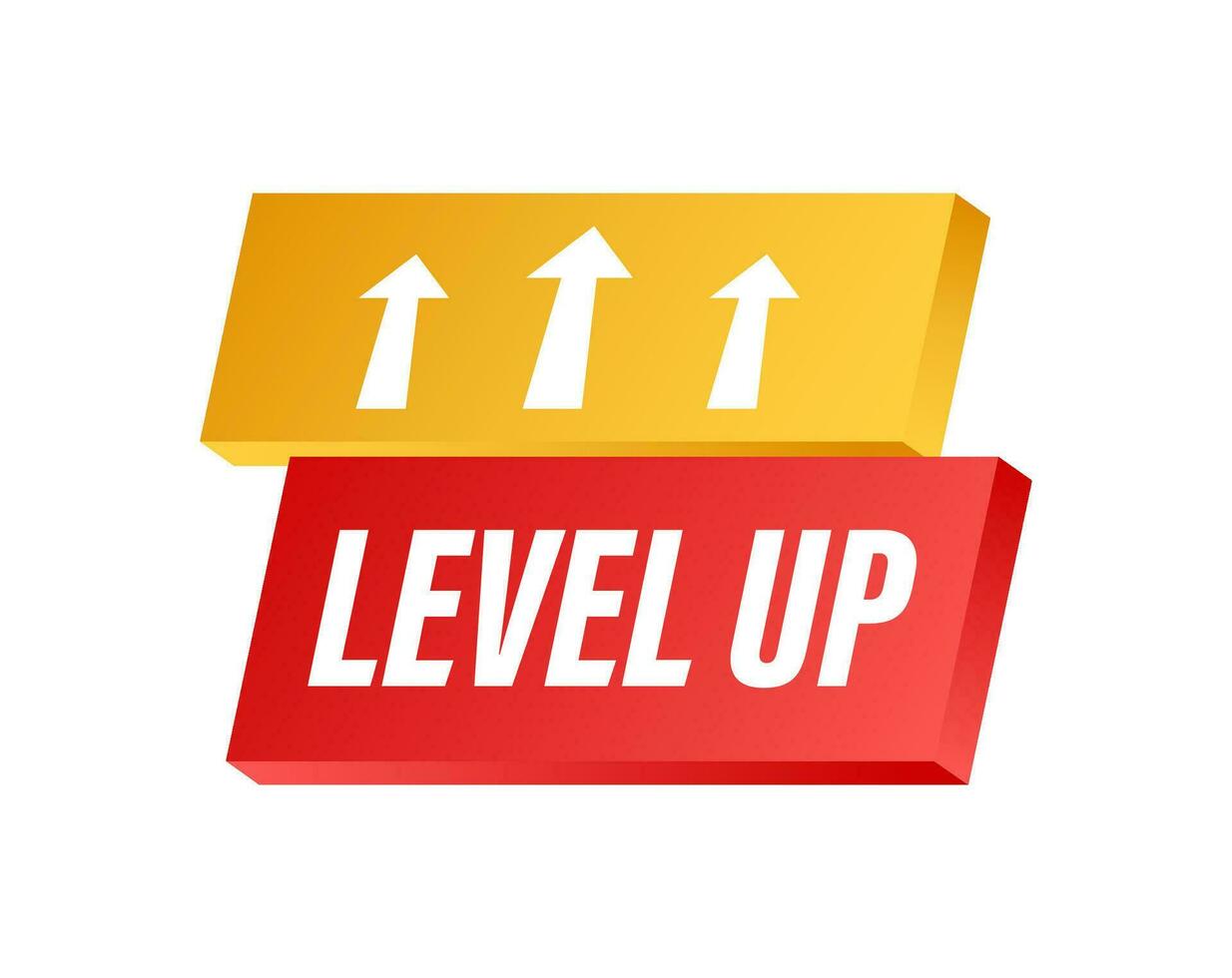 Game icon bonus. level up icon, new level logo. Vector stock illustration.