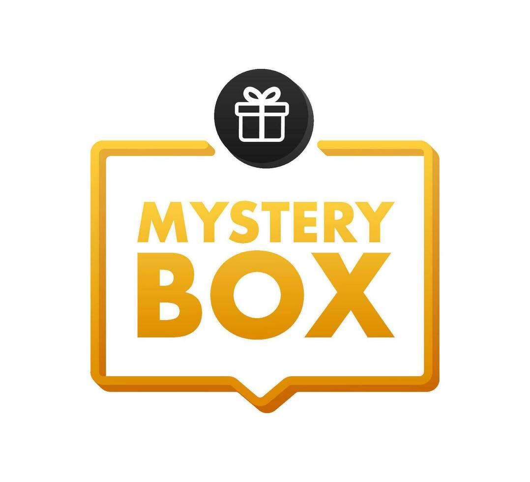 Mystery box banner. Packaging for concept design. Surprise present. Package design. Help symbol. Question mark icon. Motion graphics 4k vector