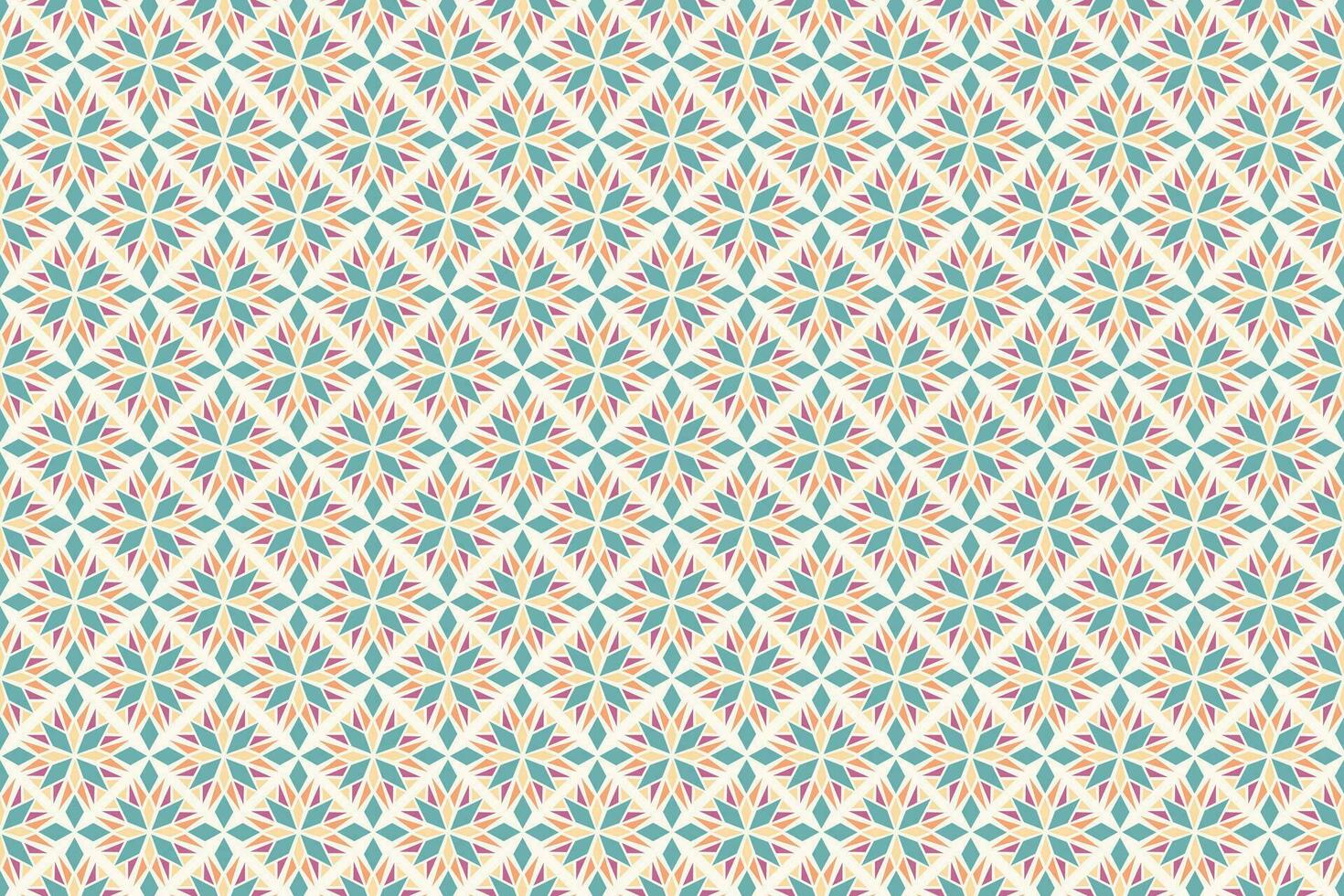 Soft colored ornament patterns are suitable for tile ornament patterns vector