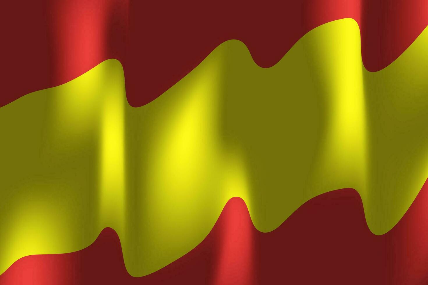 Realistic background abstract illustration of the spain flag waving the flag vector