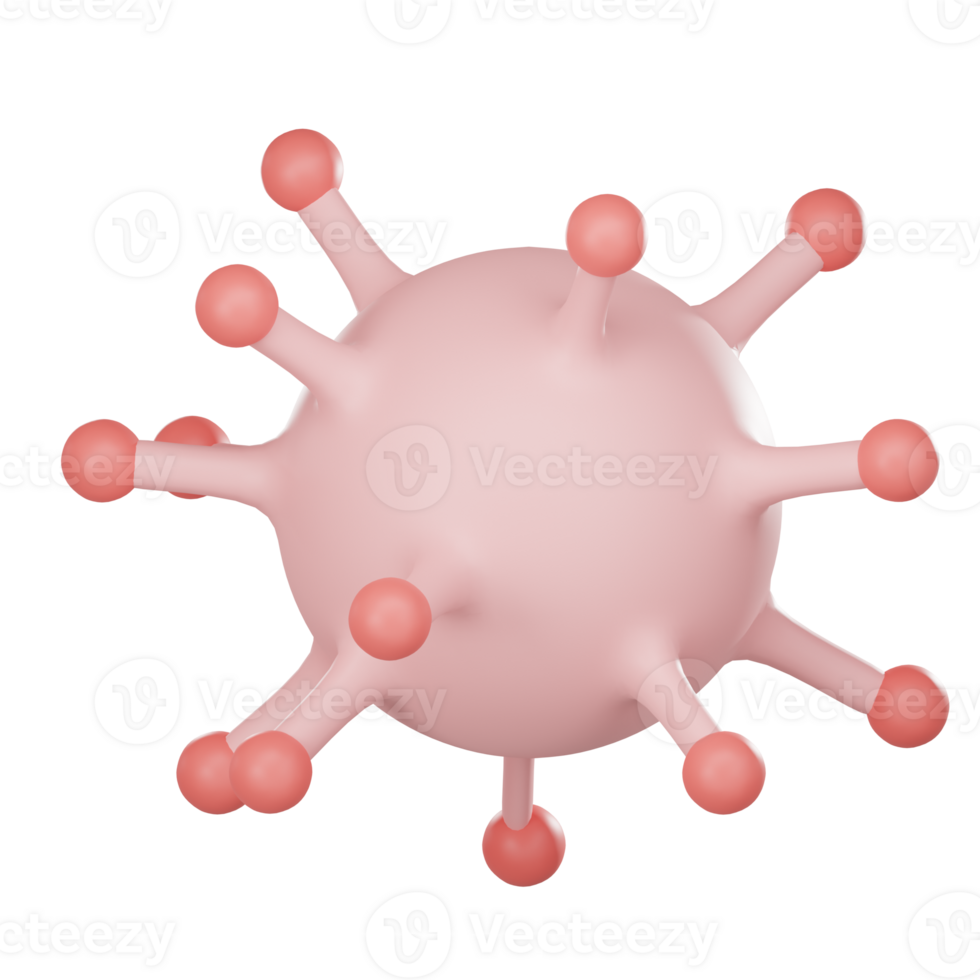 3d virus structure png