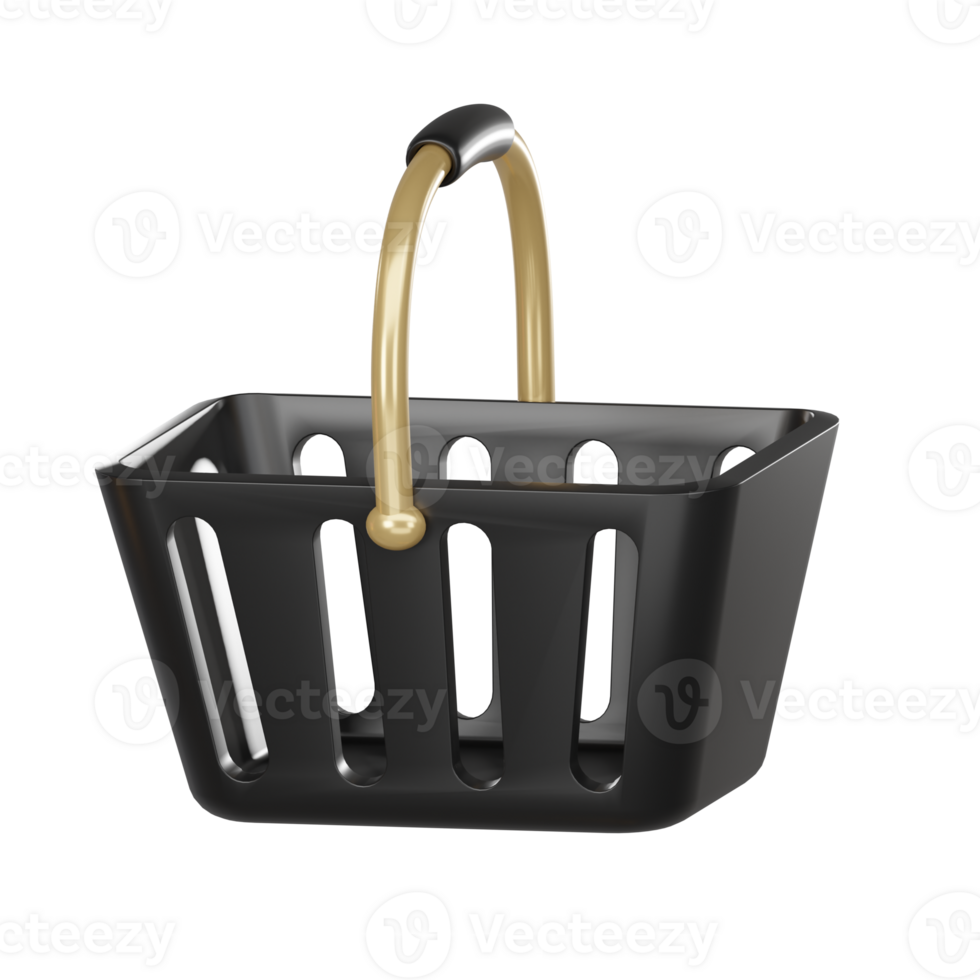 3d render Shopping Trolley png