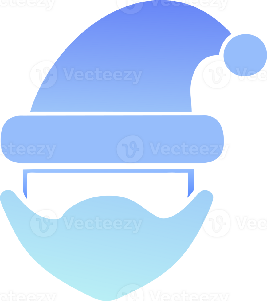 santa gradient icon png