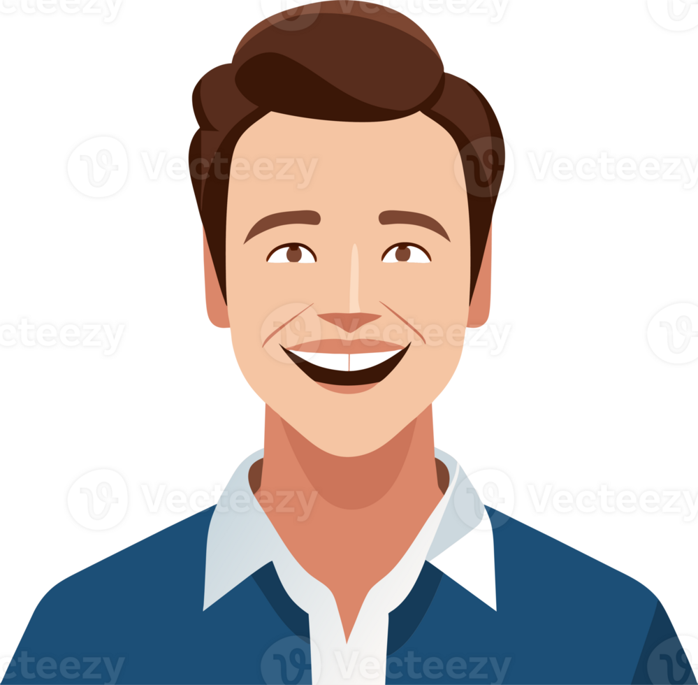 portrait of a person smile png