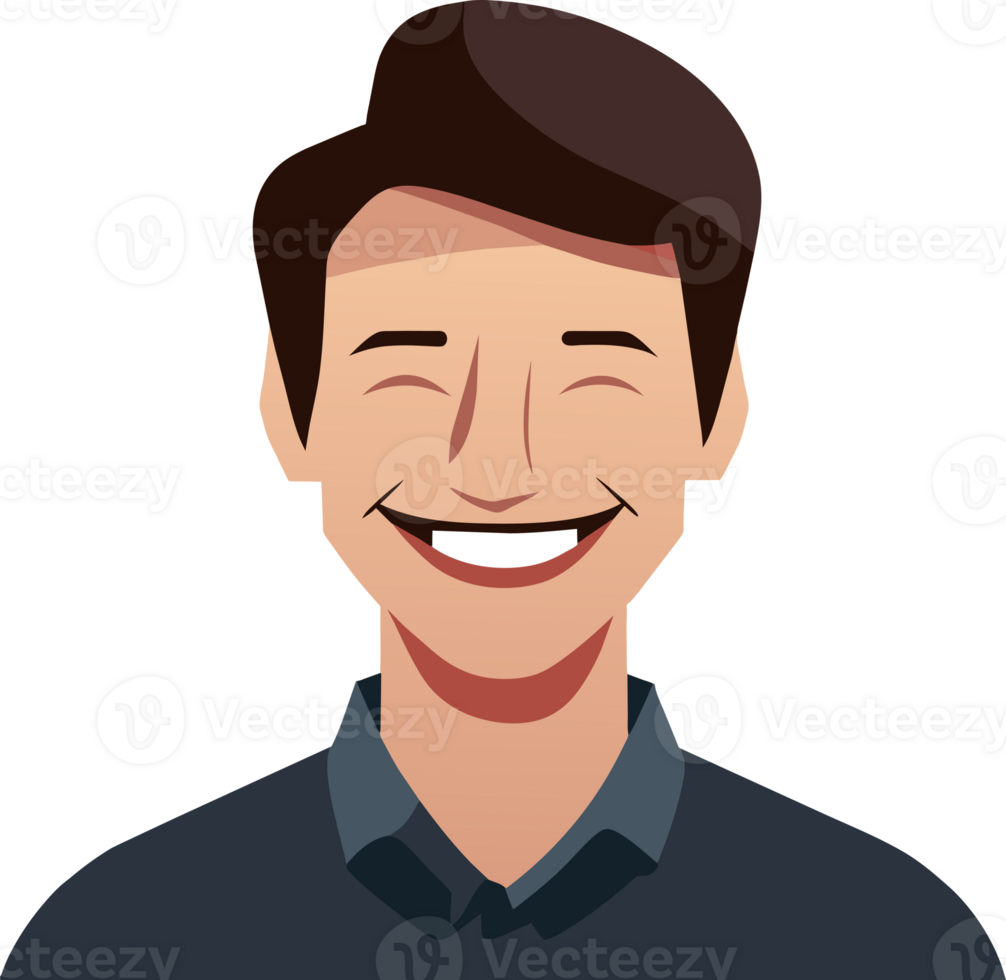 portrait of a person smile png