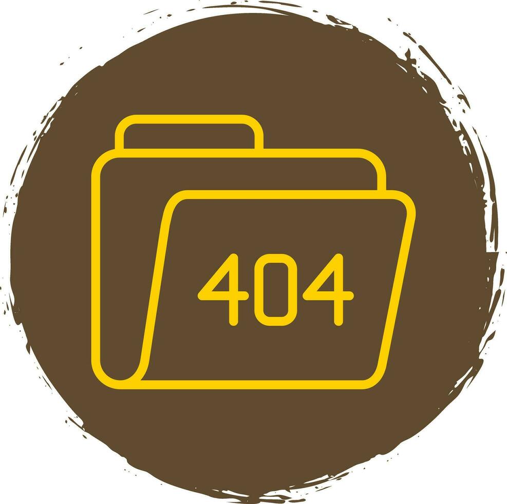 404 Error Vector Icon Design