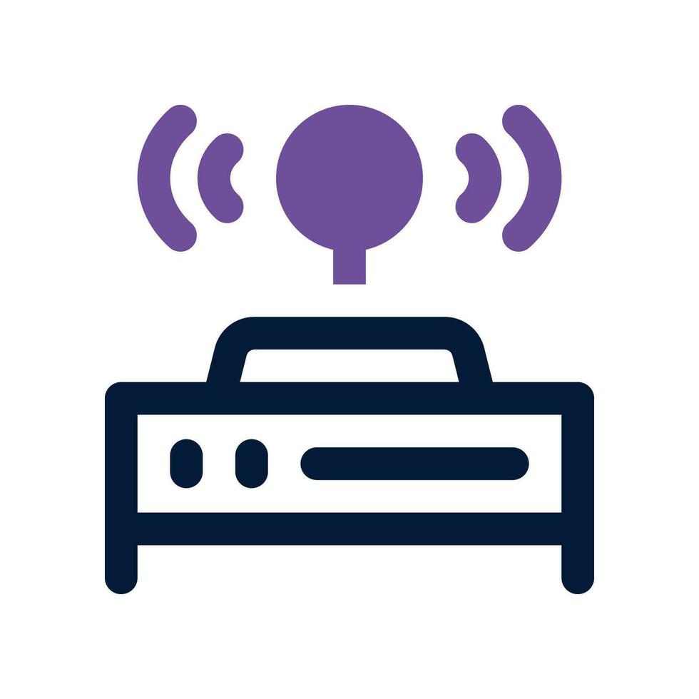 router dual tone icon. vector icon for your website, mobile, presentation, and logo design.