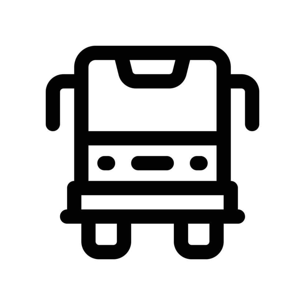 bus line icon. vector icon for your website, mobile, presentation, and logo design.