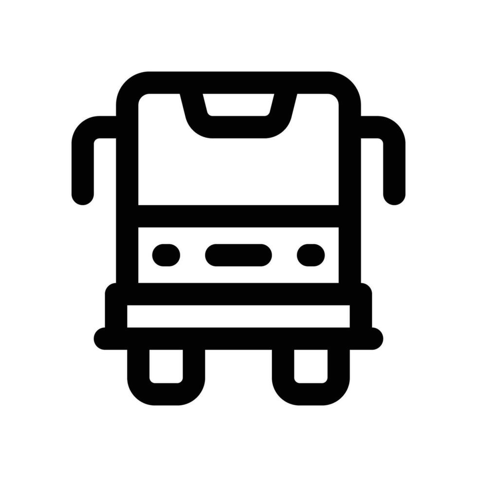 autobús línea icono. vector icono para tu sitio web, móvil, presentación, y logo diseño.