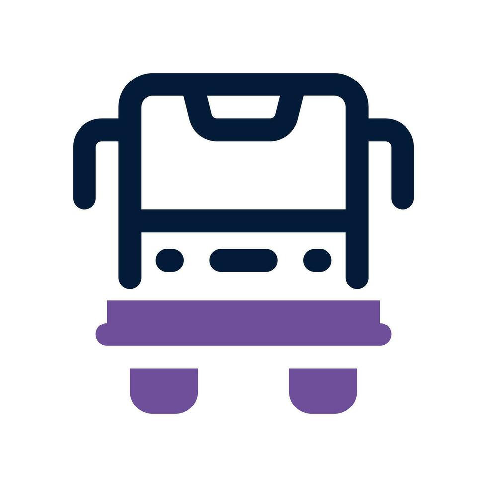 bus dual tone icon. vector icon for your website, mobile, presentation, and logo design.