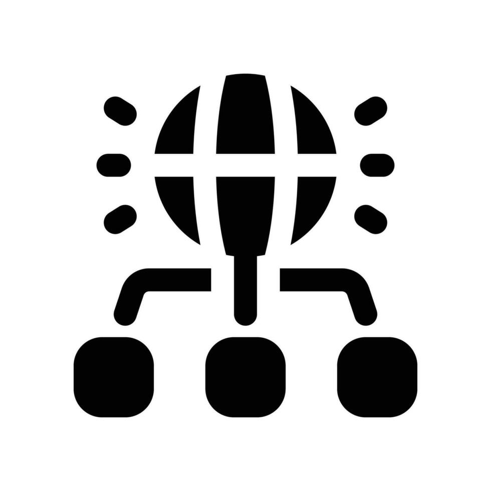 network solid icon. vector icon for your website, mobile, presentation, and logo design.