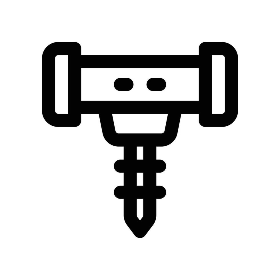 corkscrew line icon. vector icon for your website, mobile, presentation, and logo design.