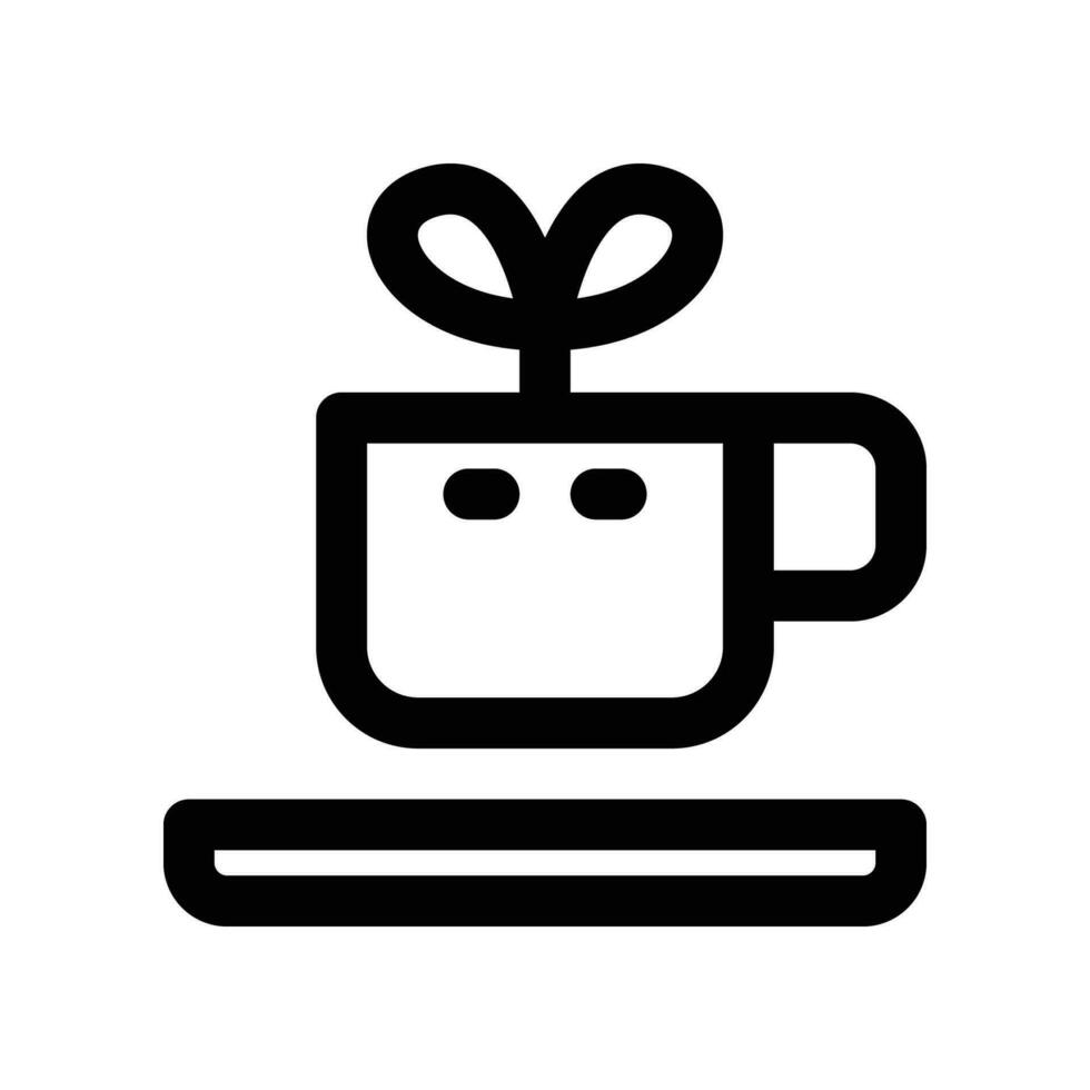 coffee mug line icon. vector icon for your website, mobile, presentation, and logo design.