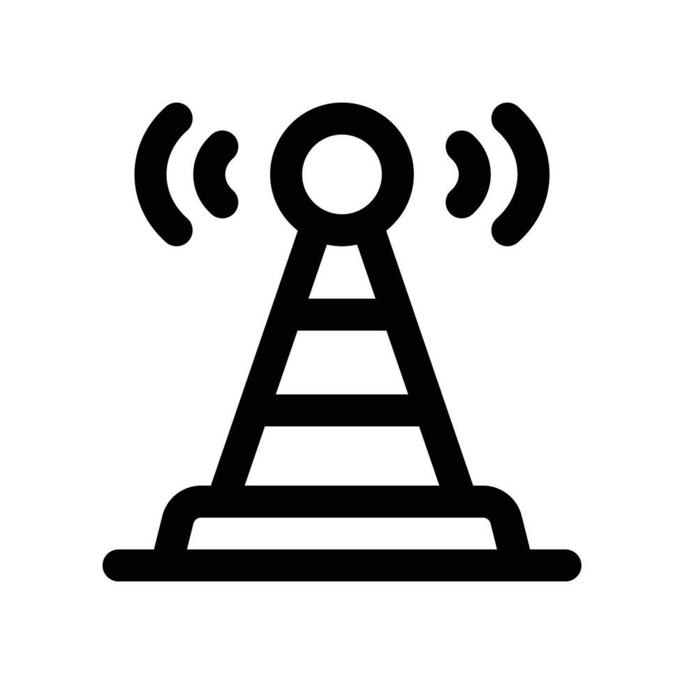 antenna line icon. vector icon for your website, mobile, presentation, and logo design.