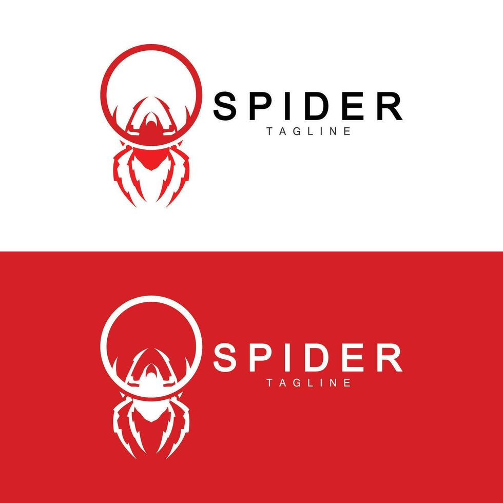 Spider Logo Vector Symbol Illustration Design