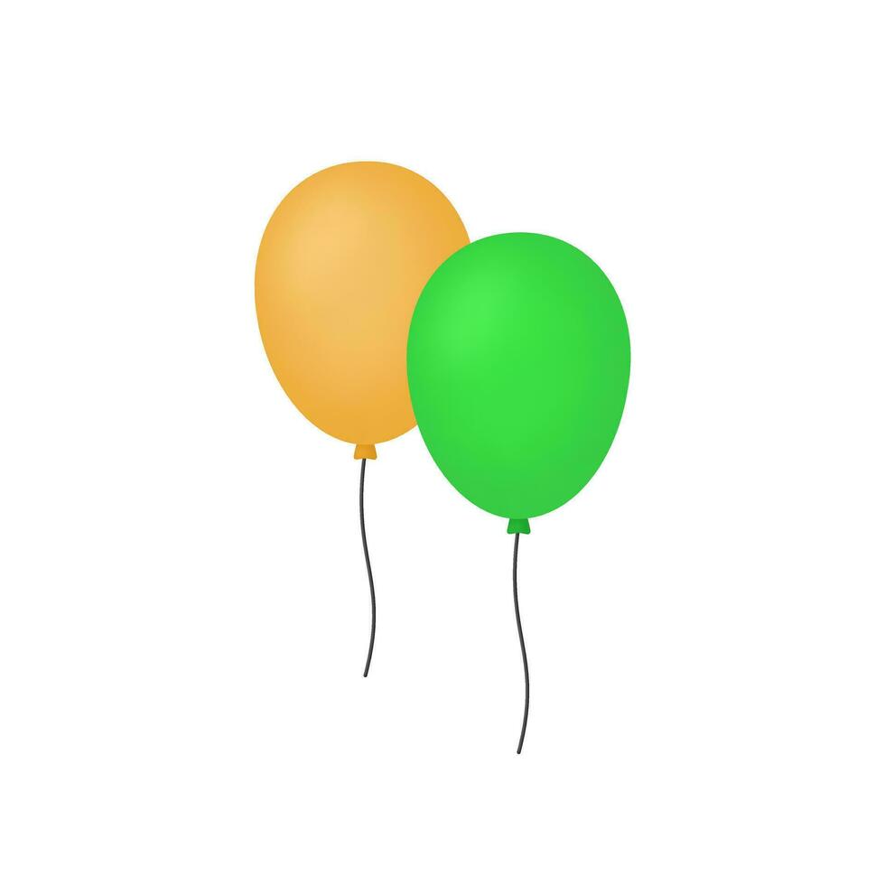 3d Realistic Balloon vector Illustration