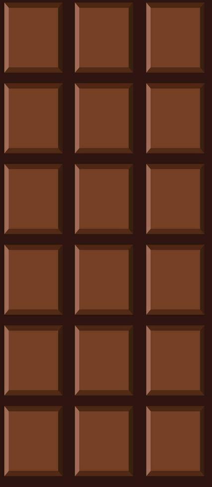 Chocolate bar design. Chocolate bar vector on white background.