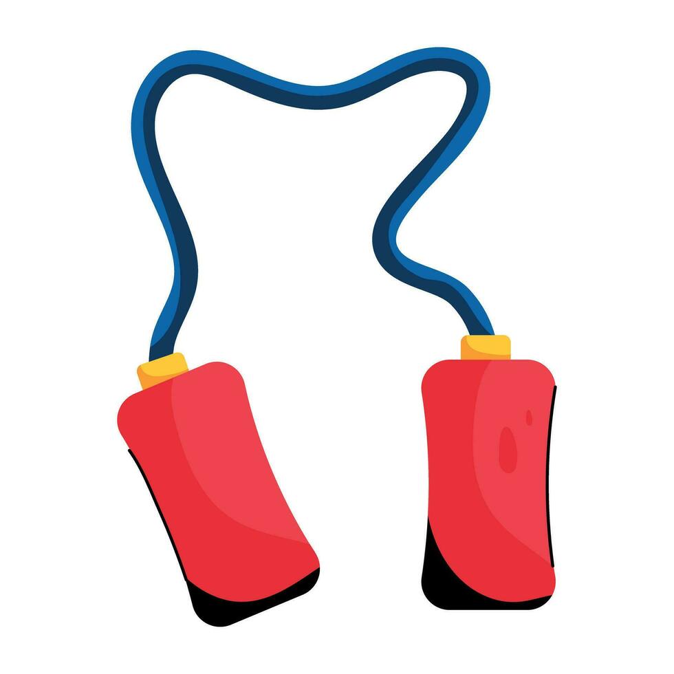 Trendy Skipping Rope vector
