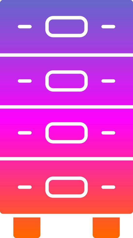 Drawer Vector Icon Design
