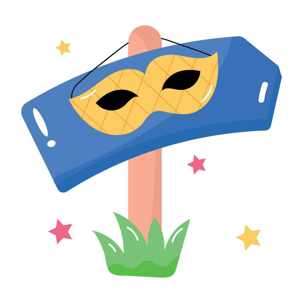 Trendy Carnival Sign vector