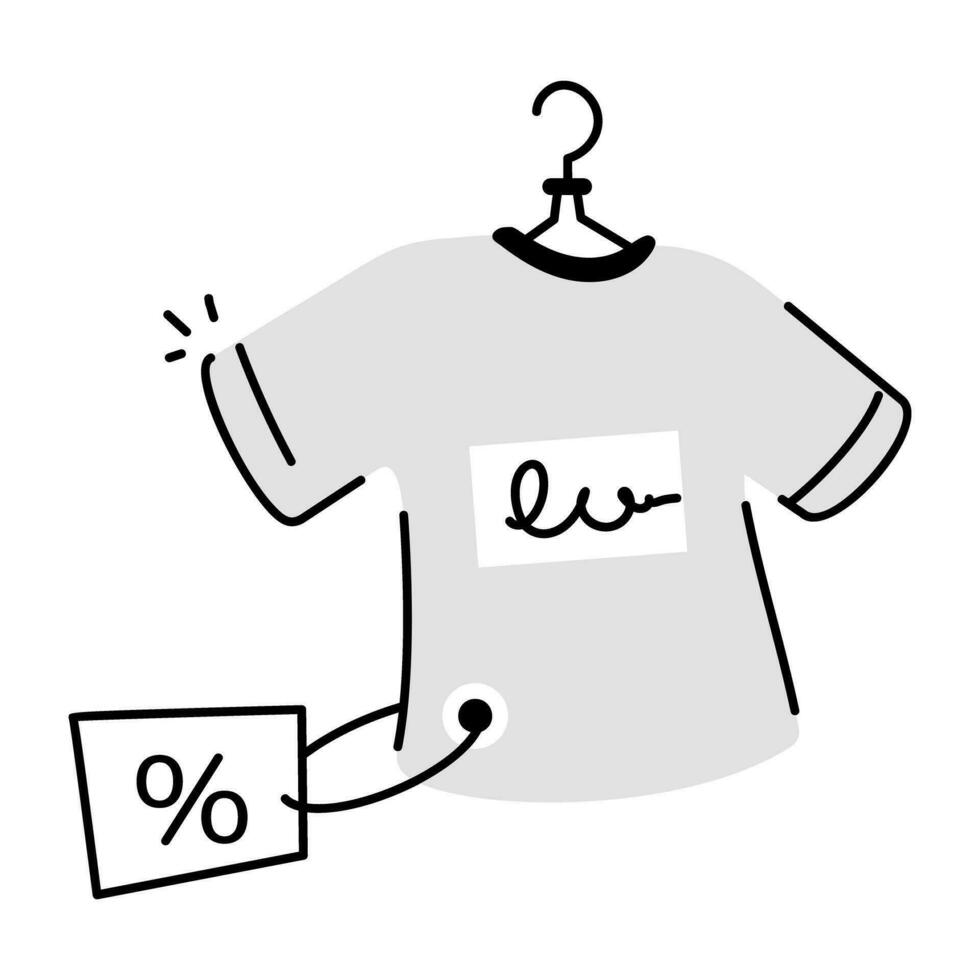 Trendy Shirt Sale vector
