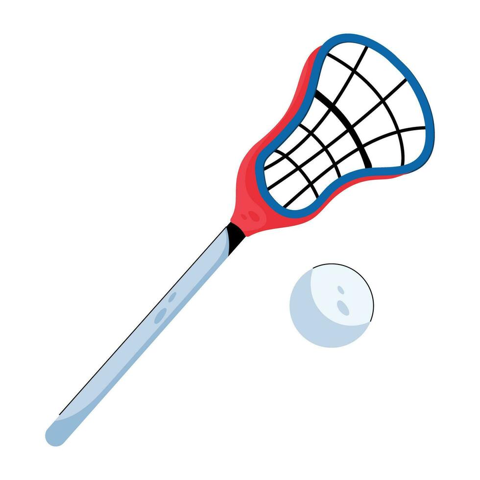 Trendy Lacrosse Sport vector