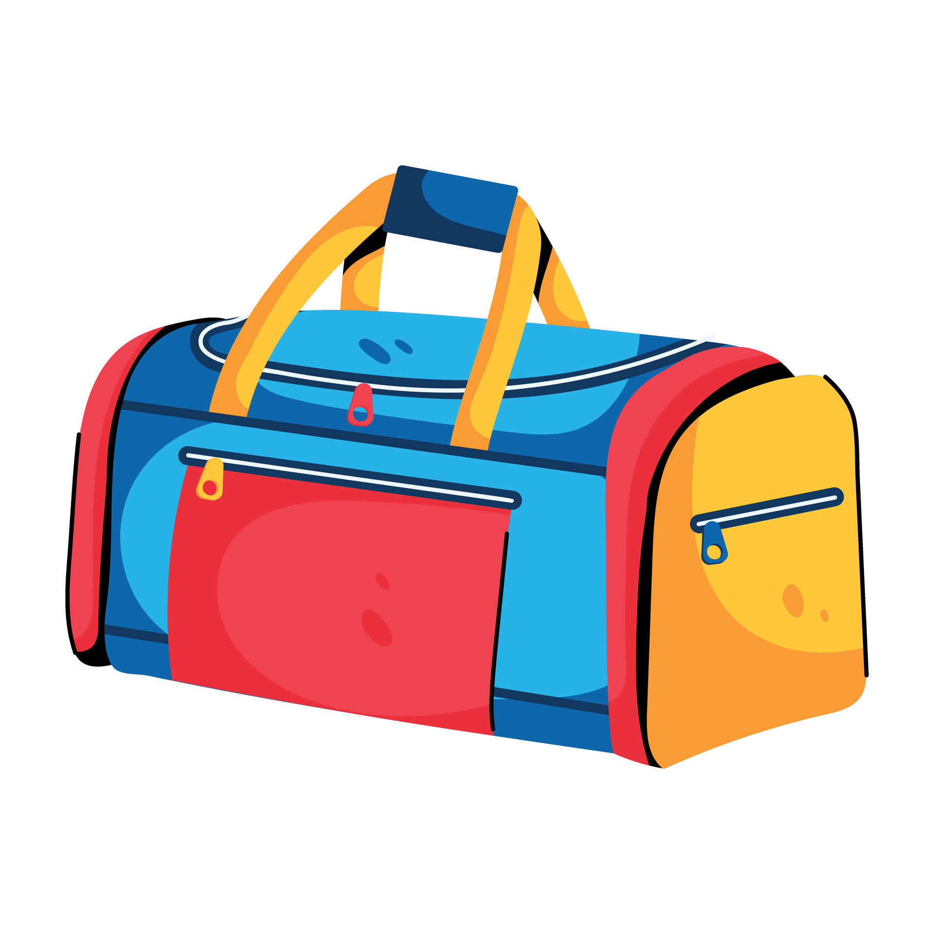 Trendy Gym Bag 29344110 Vector Art at Vecteezy