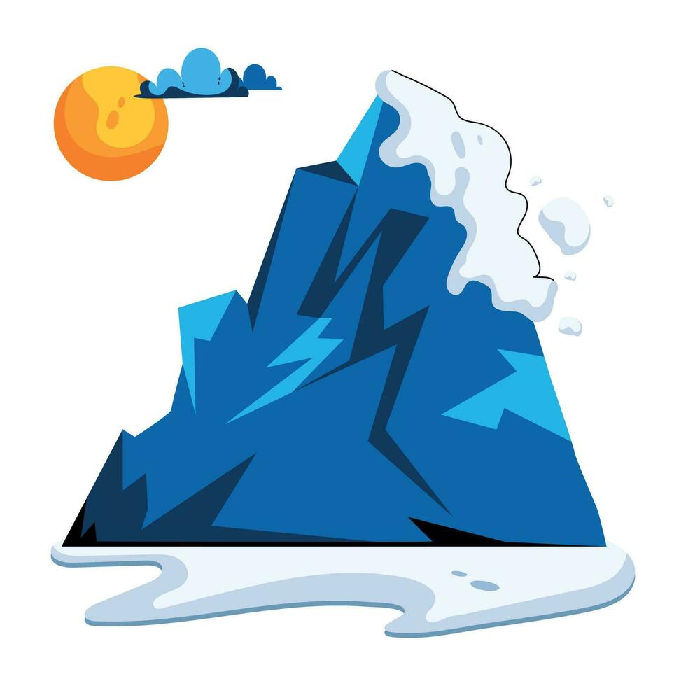 Trendy Avalanche Concepts vector