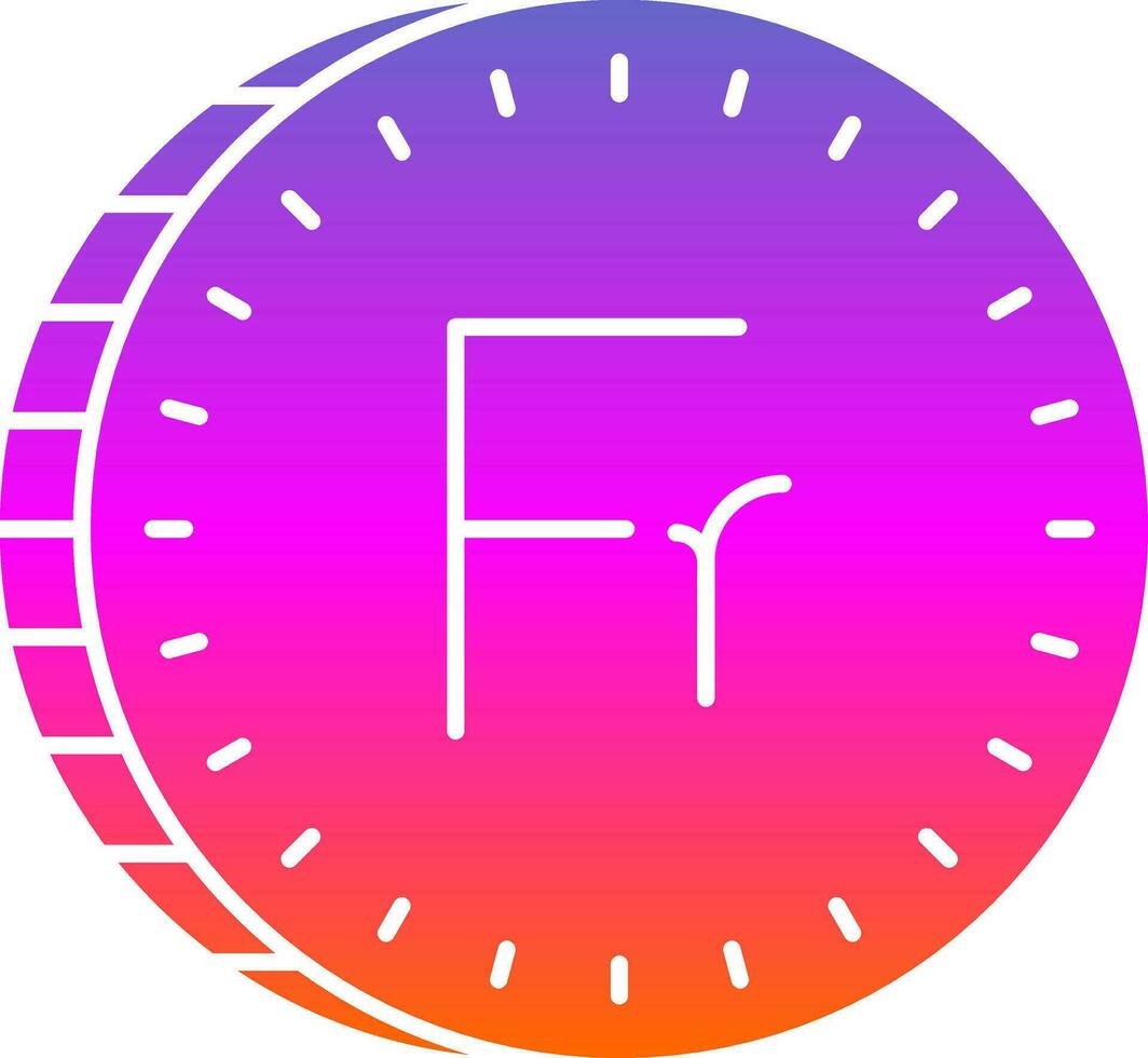 Franc Vector Icon Design