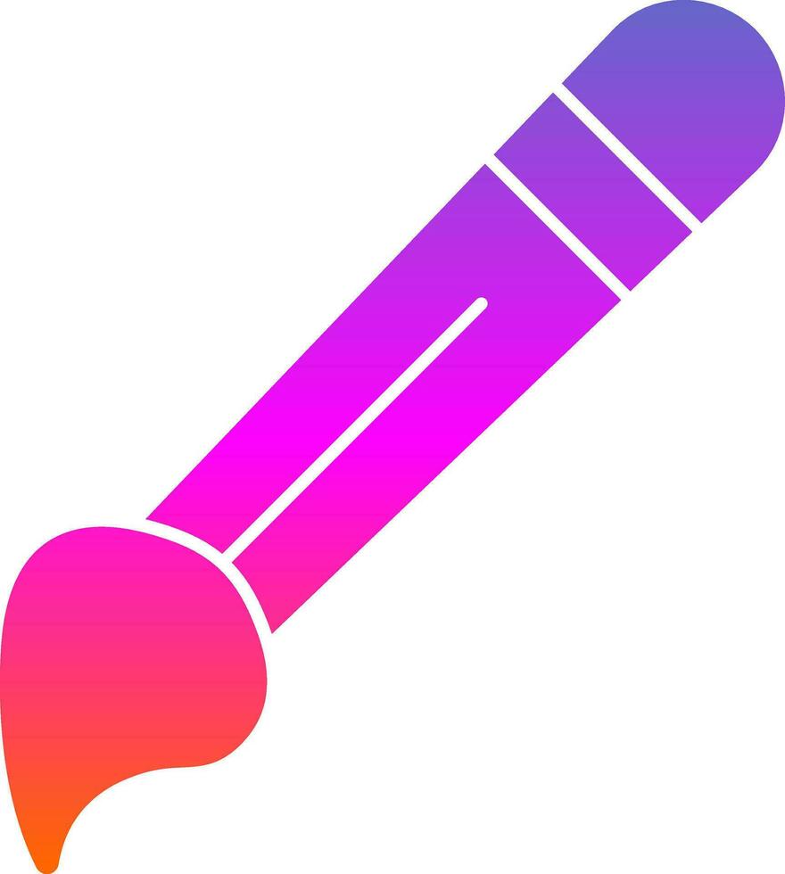 Paint Brush Vector Icon Design
