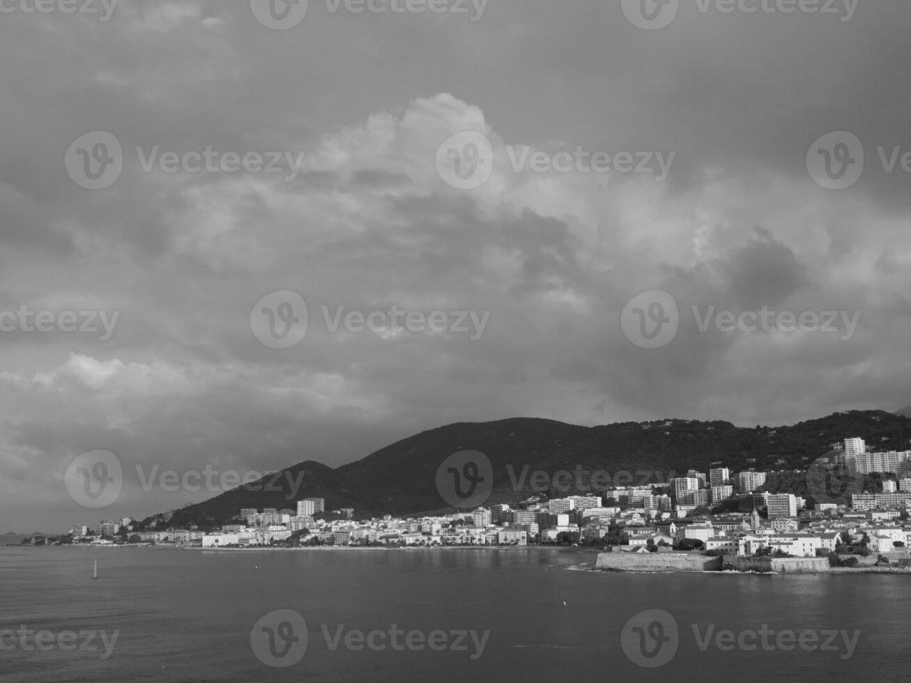 Ajaccio on corsica island photo