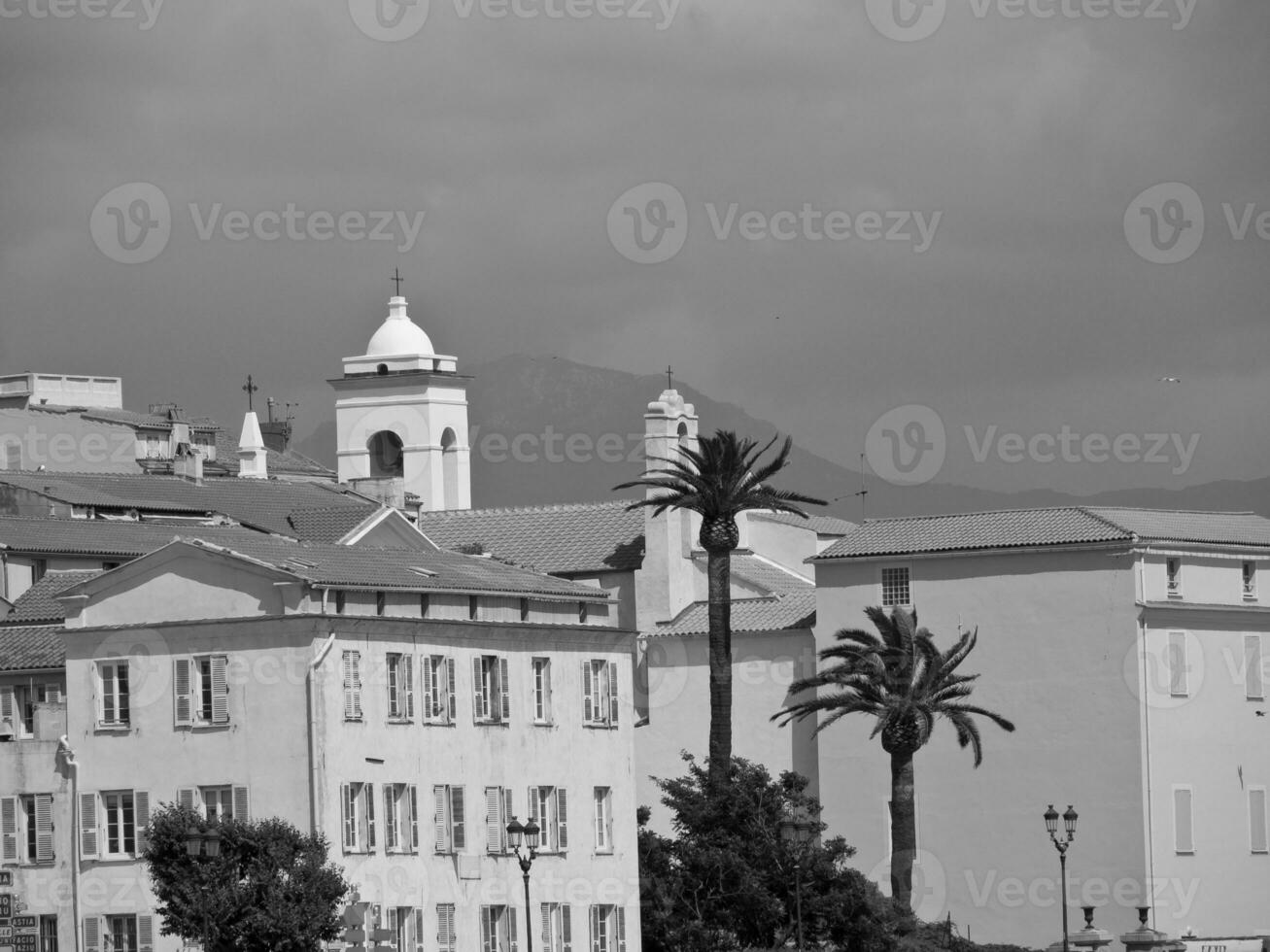 Ajaccio on corsica island photo