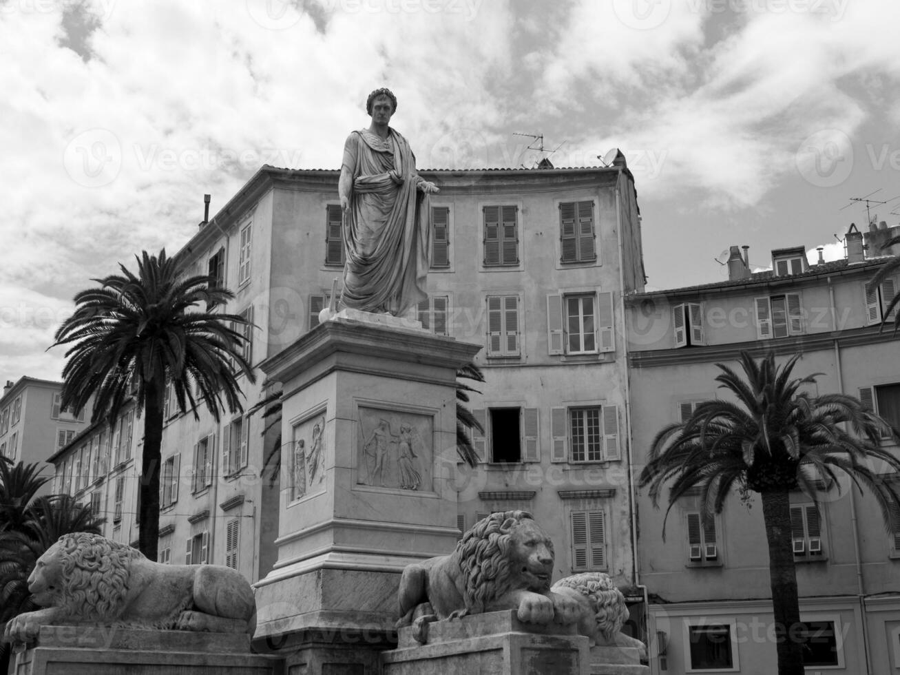 Ajaccio on corsica island photo