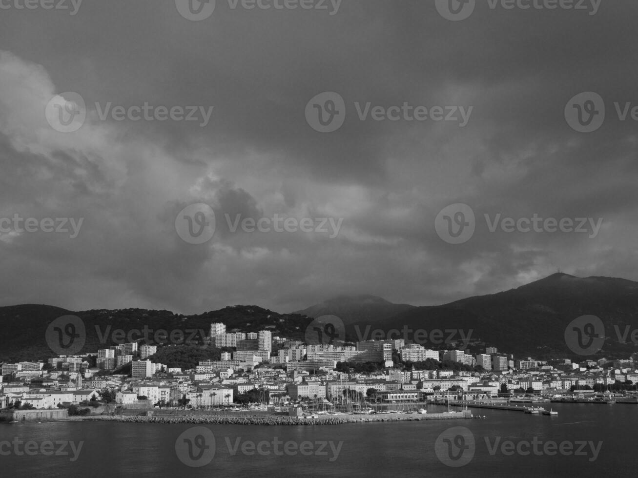 Ajaccio on corsica island photo