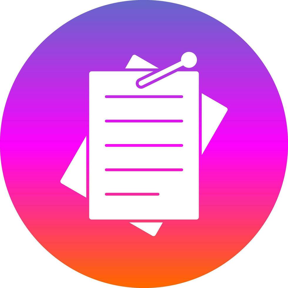 Sticky Notes Vector Icon Design