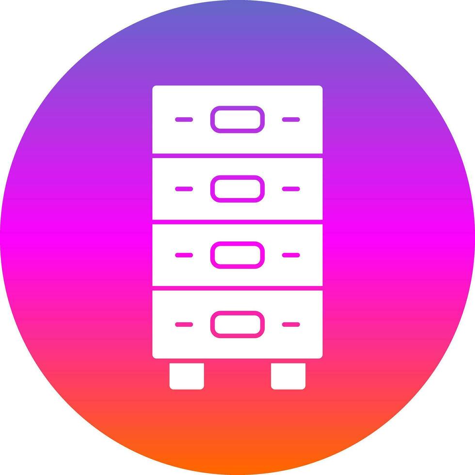 Drawer Vector Icon Design