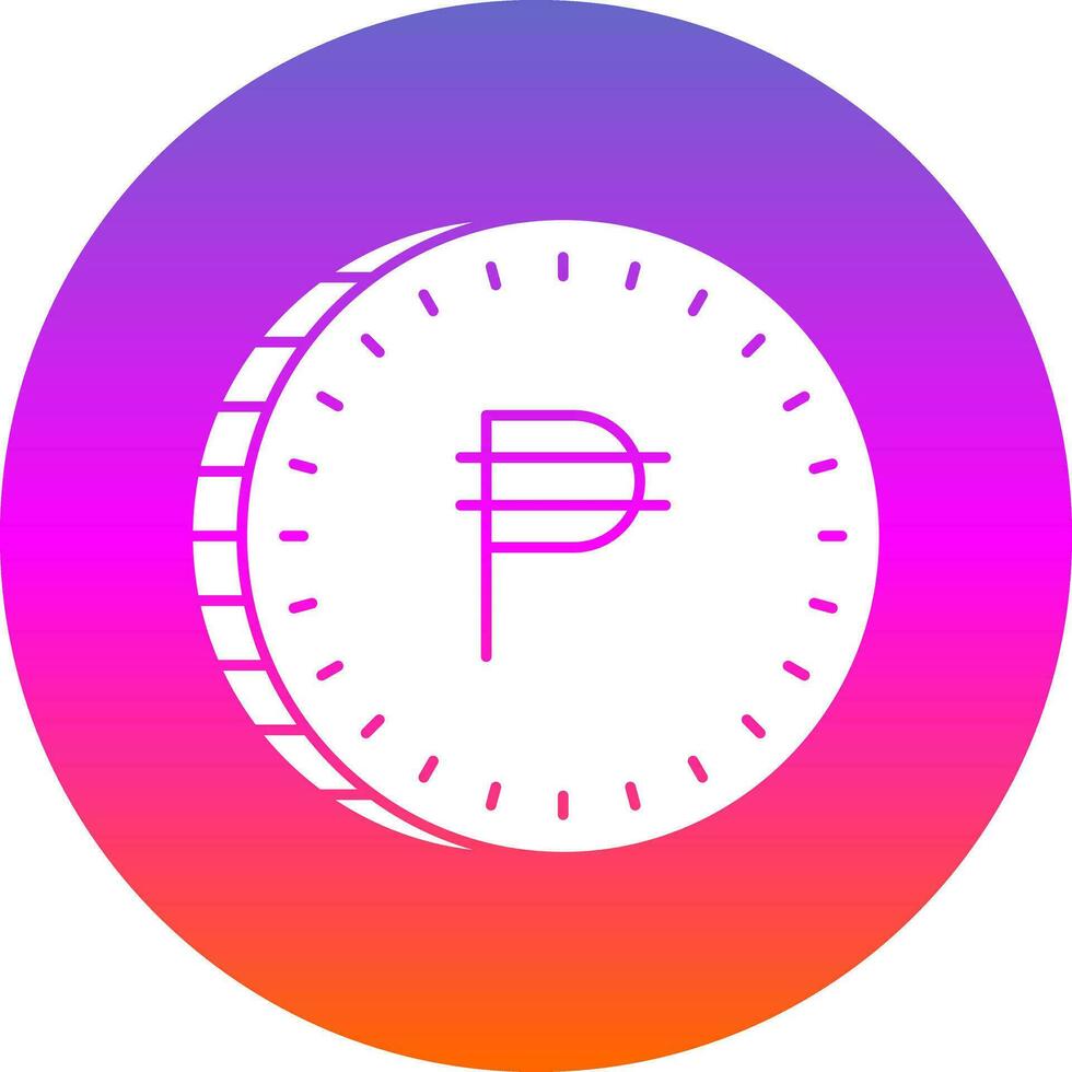Philippine Peso Vector Icon Design