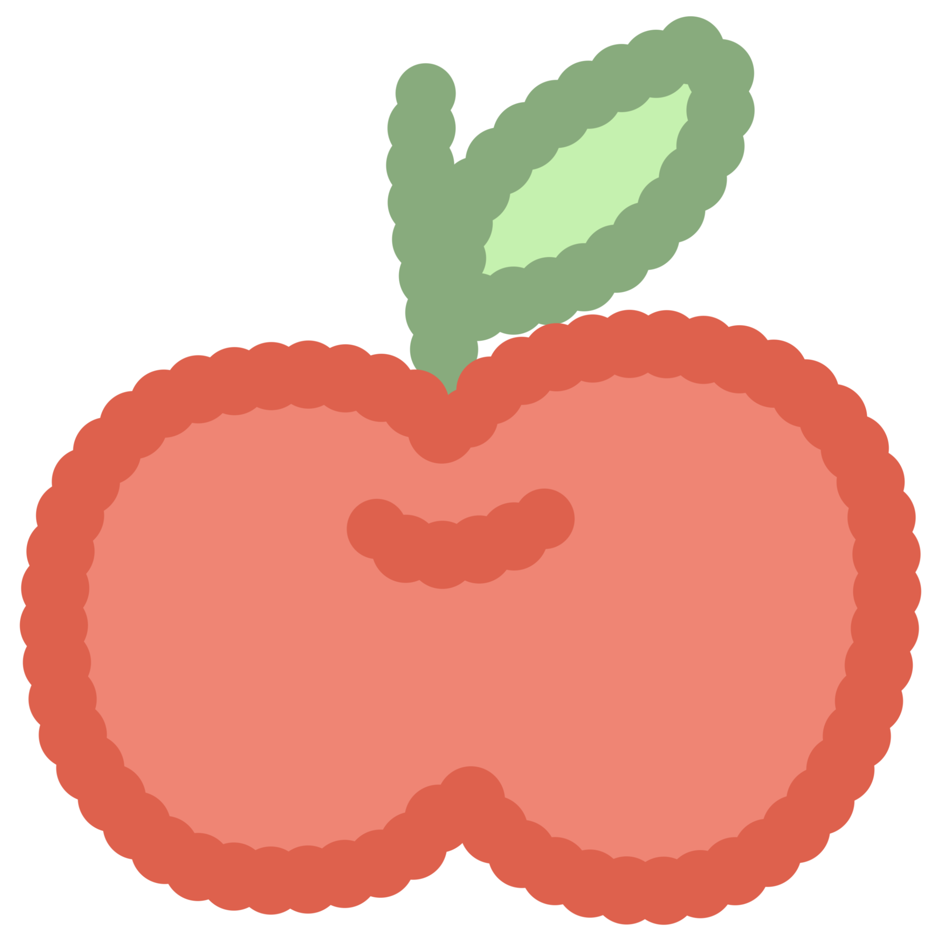 hand drawn colorful cute apple element 29345765 PNG