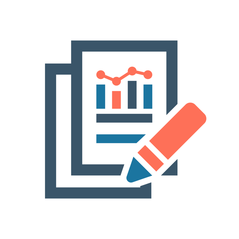 Bericht png Symbol prüfen Daten Analytik Überwachung groß Daten Analyse enthält Datenbank