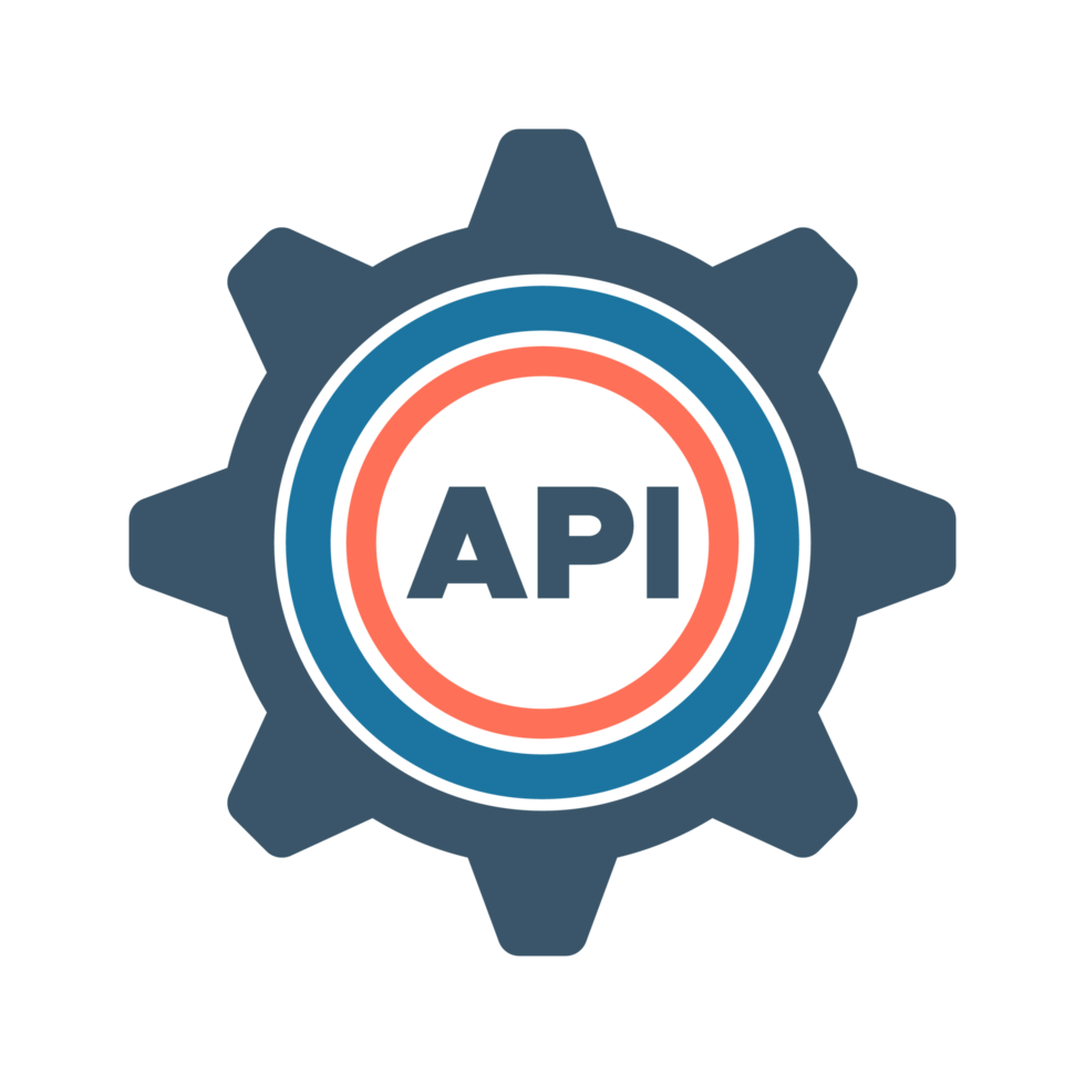 API Icon Png Data analytics monitoring setting gear database icons