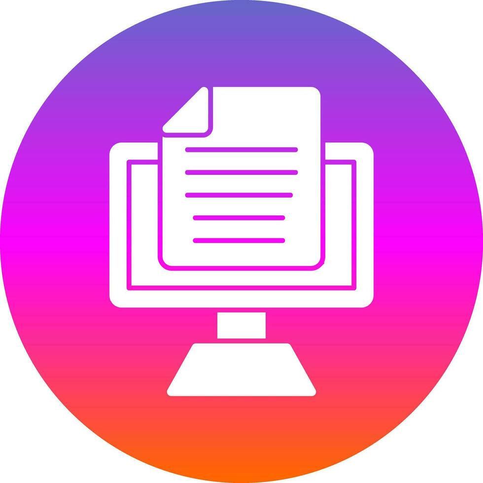Blog Vector Icon Design