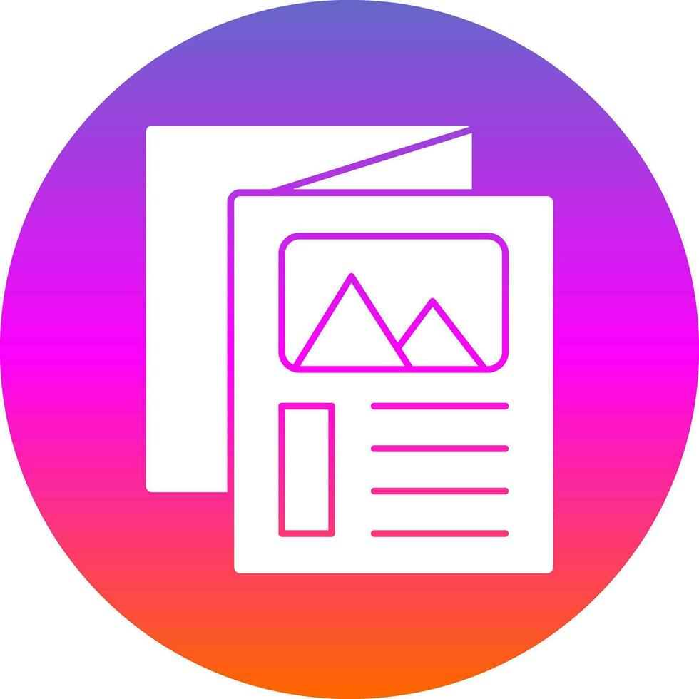 Brochure Vector Icon Design