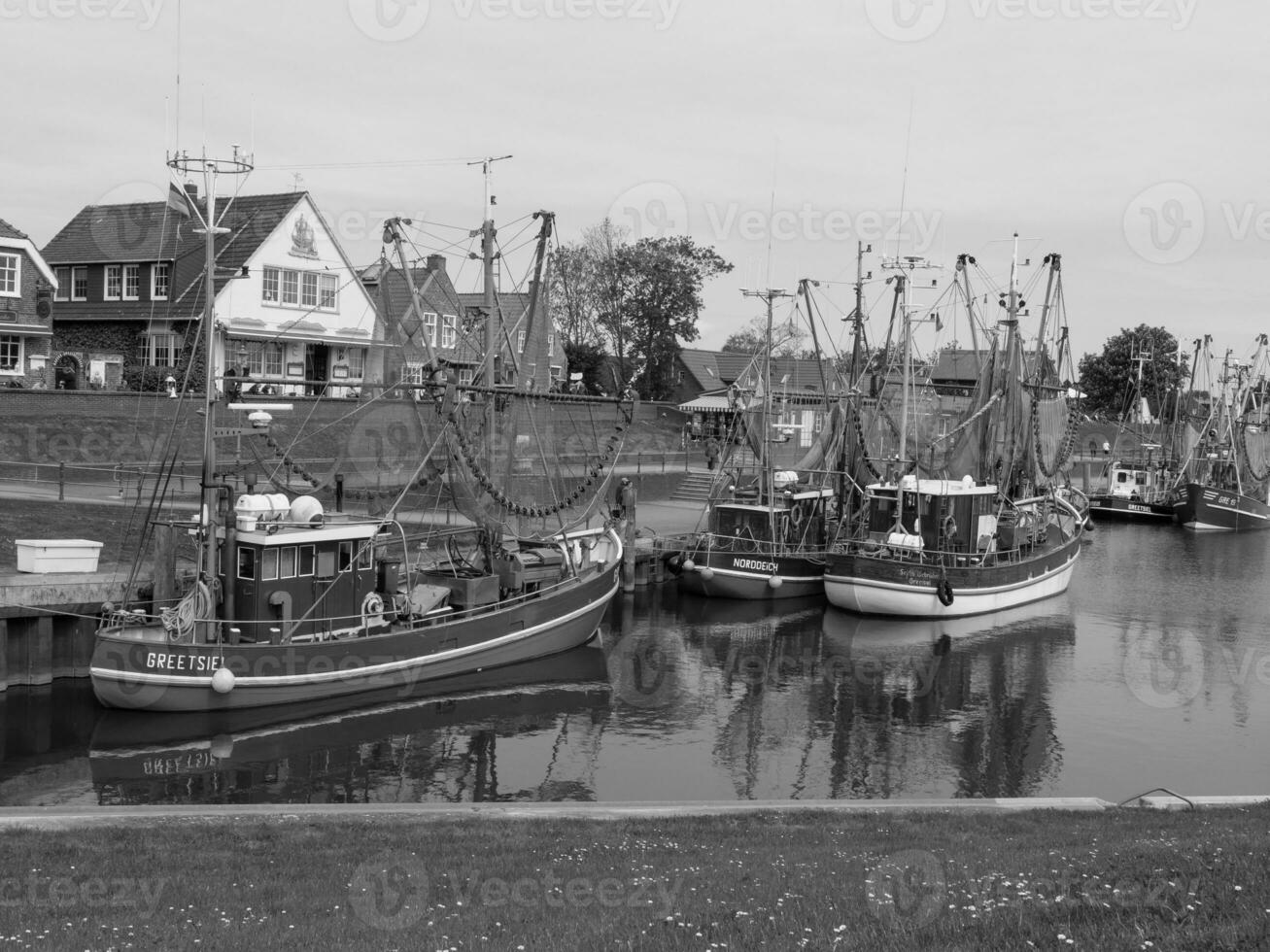 Greetsiel en el mar del norte foto