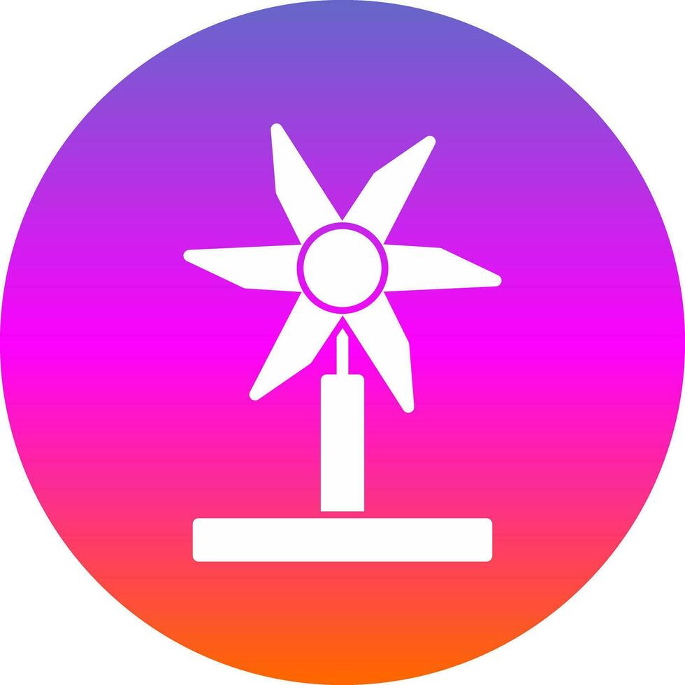 Wind Turbine Vector Icon Design