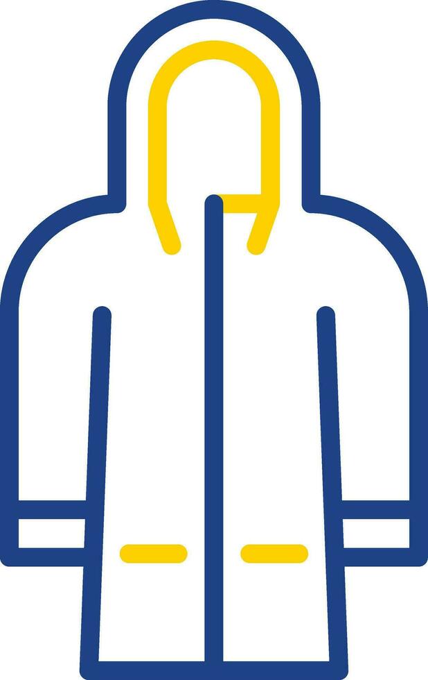 Raincoat Vector Icon Design