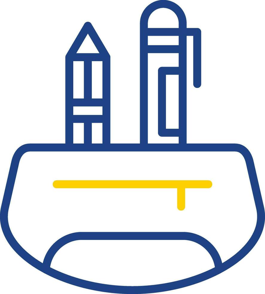 Pencil Case Vector Icon Design