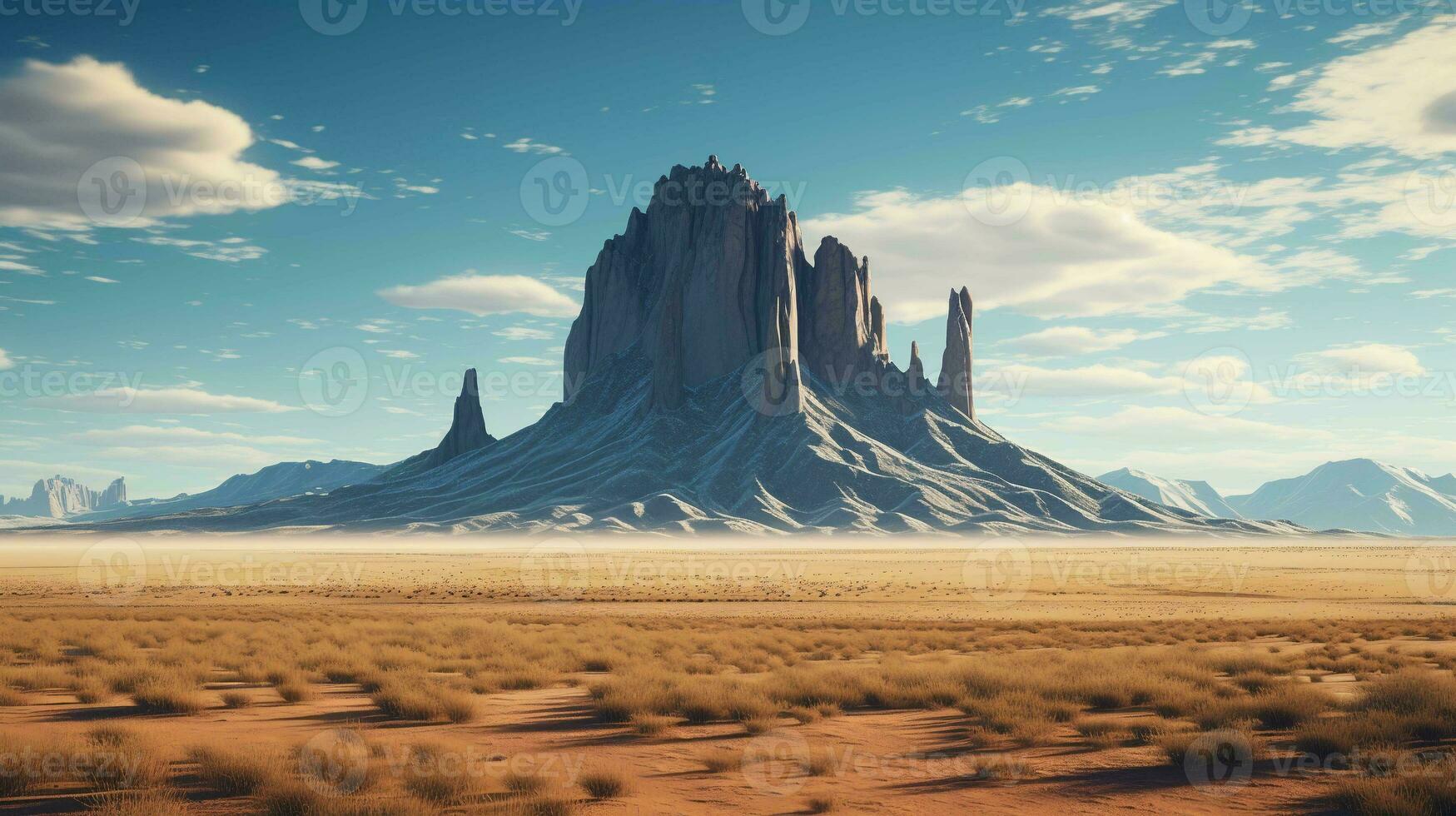 The awe inspiring grandeur of Shiprock, a captivating natural wonder in the heart of the Southwest photo