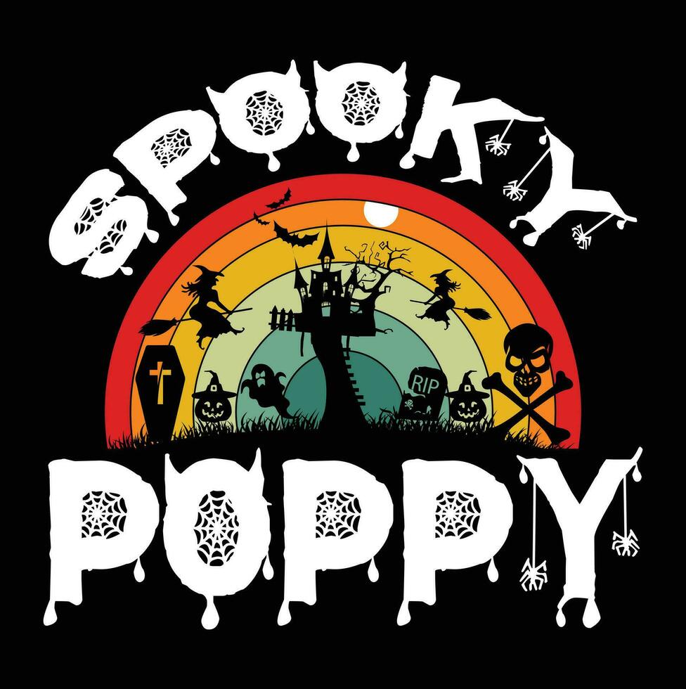 Halloween t-shirt design vector