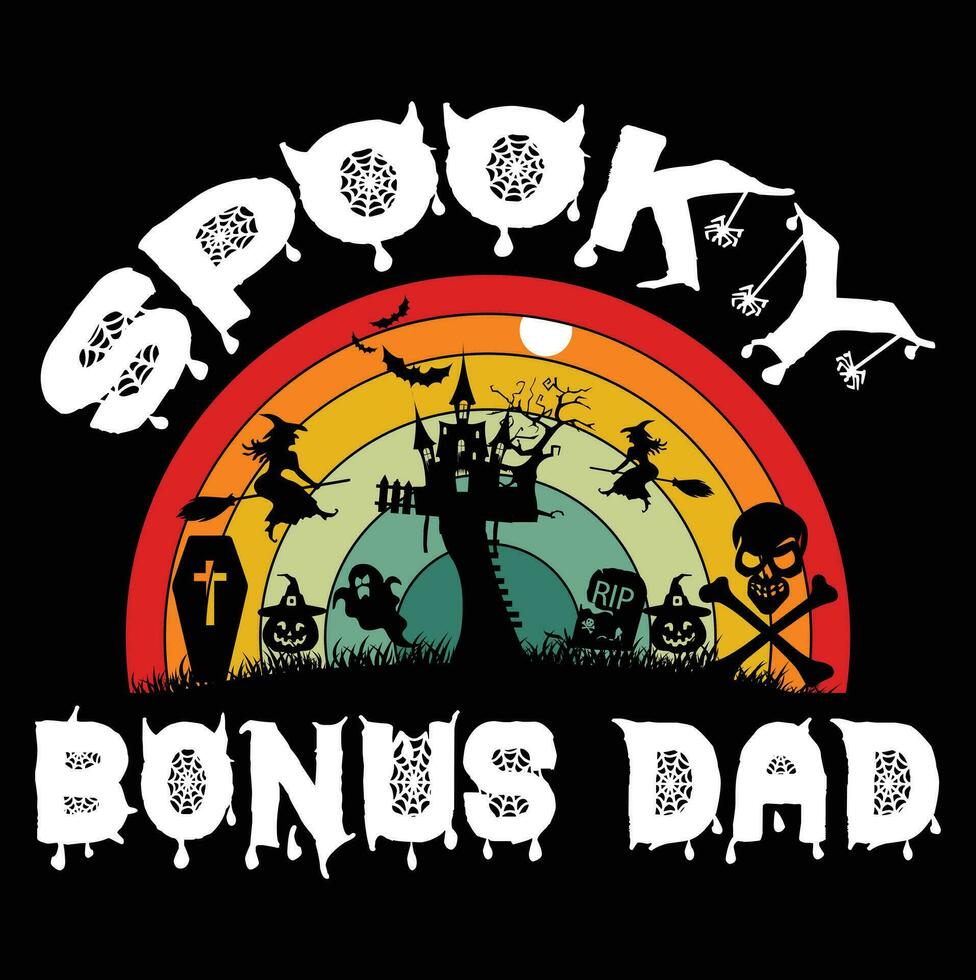 Halloween t-shirt design vector