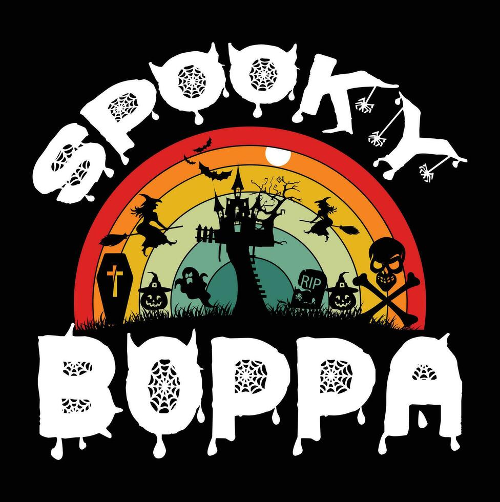 Halloween t-shirt design vector